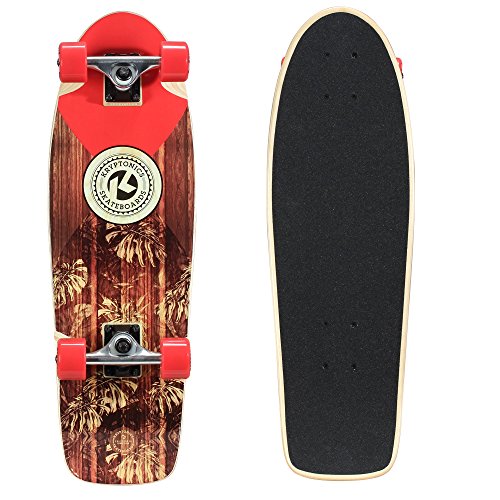Kryptonics In-Lay Cruiser 28' Skateboard, Solid