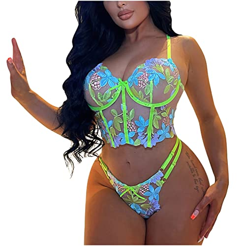 Sexy Lingerie for Woman Sexy Play Naughty Lace Teddy Babydoll Bodysuit Kinky Sex Stuff Accessories for Adults Couples Couples Sex Products Exotic Sleepwear Nightgown Couples Sex Game Sets 183L Green