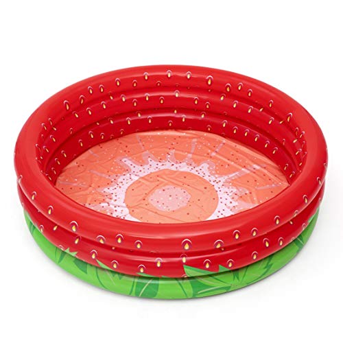 Bestway 51145 160 x 38 cm Strawberry Paddling Pool, Colour