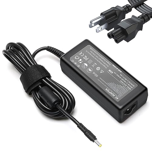 19V Power Cord for Acer Monitor SB220Q R240HY S230HL SA230 SB230 H236HL SB240Y SB270 SA270 S201HL S231HL S271HL S240HL S241HL G276HL Replacement 65W LCD LED Display Power Supply AC Adapter Charger