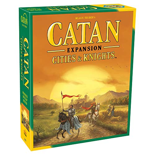 CATAN Cities & Knights Board Game EXPANSION | Strategy Game | Adventure Game | Family Game for Adults and Kids | Ages 12+ | 3-4 Players | Average Playtime 90 Minutes | Made by CATAN Studio