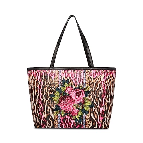 Betsey Johnson Embroidered Patch Tote, Multi
