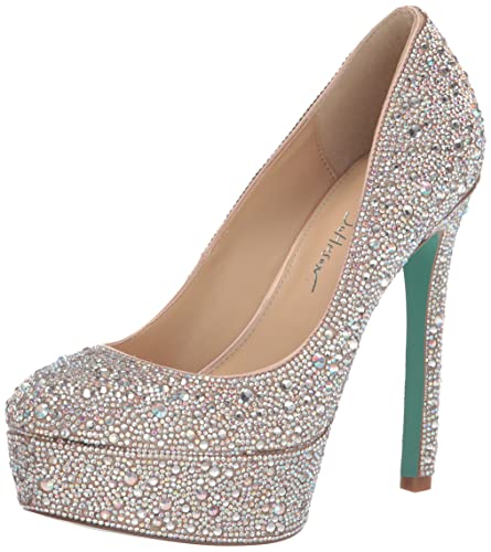 Betsey Johnson Women's Bliss Pump, Rhinestone, 8