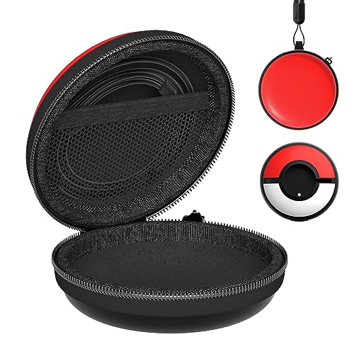 OLCLSS Carrying Case for Pokémon GO Plus + 2023, （Not for Wireless Switch Pro Controller） Compatible with Pokémon GO Plus +, Comes with Premium Silicone Case, and Anti-Shake Wrist Strap