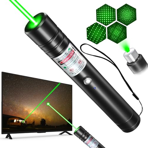 [Professional] Rechargeable Green Beam Flashlight Long Distance Range for TV/LED/LCD Screens Presentation Office/Outdoors/Astronomic/Construction [001]