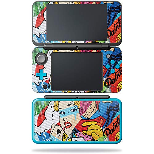 MightySkins Carbon Fiber Skin for Nintendo New 2DS XL - Monkey Boy | Protective, Durable Textured Carbon Fiber Finish | Easy to Apply, Remove, and Change Styles | Made in The USA