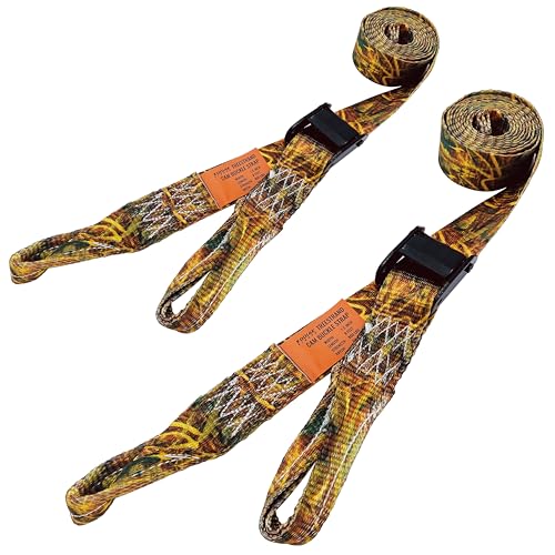 KODIAK STRAPS Hunting Climbing Replacement Straps 8ft Heavry Duty Stick Strap 2Pack Universal Tree Stand Accessories for Versatile Hunting and Tree Work - Easy to Adjust, Sturdy,Durable (Camo)