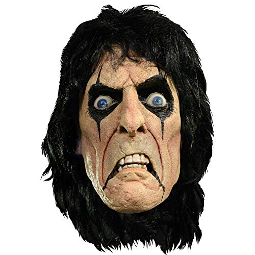 Trick or Treat Studios Men's Alice Cooper Mask, Multi, One Size