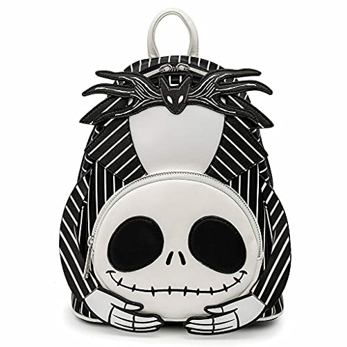 Loungefly Disney Nightmare Before Christmas Headless Jack Skellington Womens Double Strap Shoulder Bag Purse