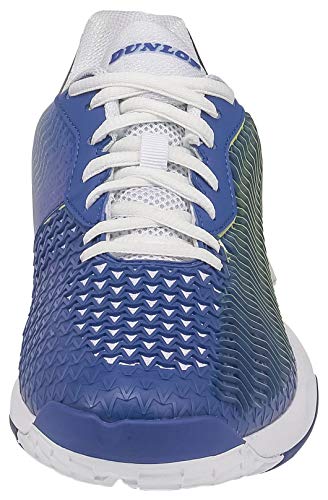 Dunlop Sports Activector Men's Tennis Shoes, Blue/Yellow, Size 8