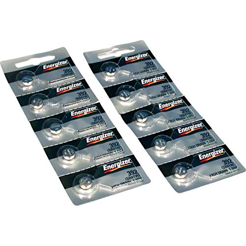 10 Energizer Batteries 392/384 Watch Battery Cell
