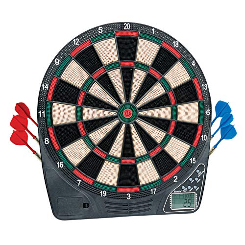 Franklin Sports Electronic Dart Board Sets - Soft Tip Electric Dartboard With Digital Scoreboard - (6) Darts Included, 15'