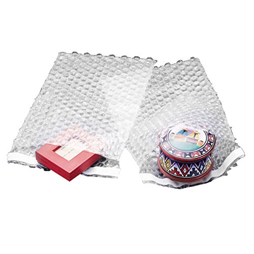 1000 4x5.5 Clear Self-Sealing Bubble Out Bag Pouches from The Boxery