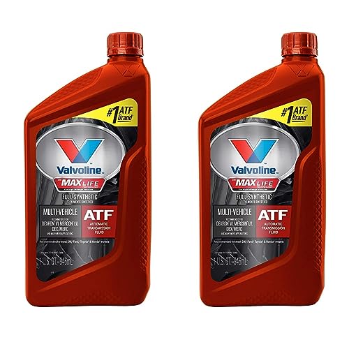 Valvoline MaxLife ATF Multi-Vehicle Full Synthetic Automatic Transmission Fluid 1 QT (Pack of 2)