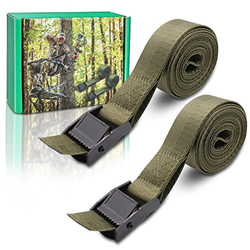 Boaton Tree Stand Stabilizer Straps, Tree Stand Accessories, Hunting Utility Strap For Holding Climbing Tree Stand And Backpack, Hanging Trail Cameras and Holding Gear