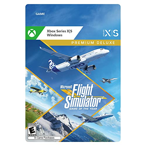 Microsoft Flight Simulator: Premium Deluxe Game of the Year Edition – Xbox & Windows [Digital Code]