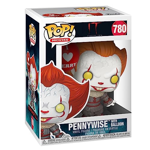 Funko Pop! Movies: It 2 - Pennywise with Balloon, Multicolor, us one-Size