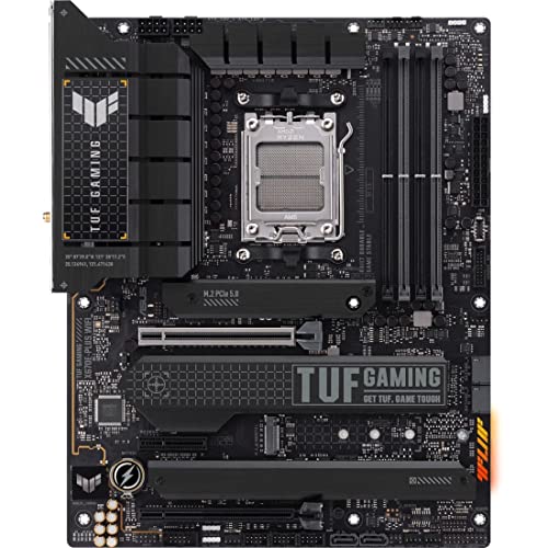 ASUS TUF Gaming X670E-PLUS WiFi 6E Socket AM5 (LGA 1718) Ryzen 7000 ATX Gaming Motherboard(16 Power Stages, PCIe 5.0, DDR5 Memory, Four M.2 Slots,2.5 Gb LAN,USB 4, Aura RGB Lighting).