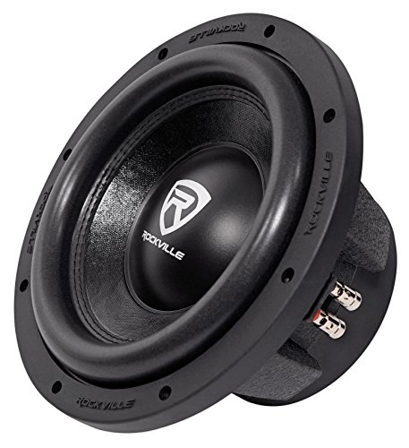 Rockville W10K6D4 V2 10' 2000w Peak Car Audio Subwoofer Dual 4-Ohm Sub 500w RMS CEA Rated