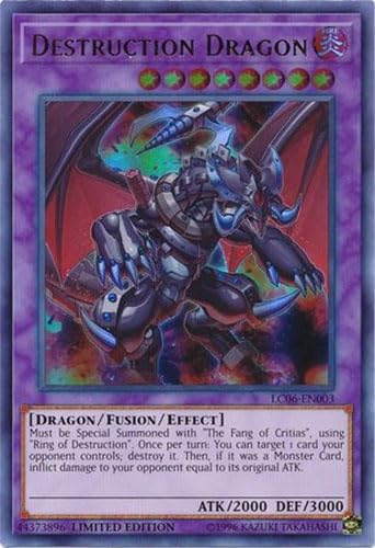 Yu-Gi-Oh! English Version LC06-EN003 Destruction Dragon (Ultra Rare) Limited Edition