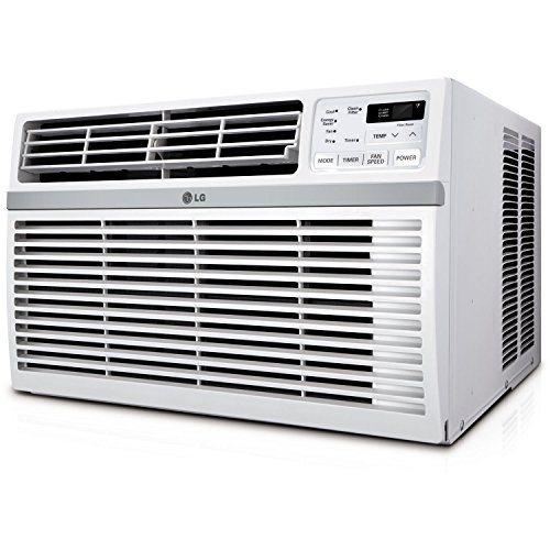 LG 8,000 Smart Window Air Conditioner, 350 Sq. Ft, Smartphone and Voice Control Works ThinQ, Amazon Alexa and Hey Google, 3 Cool & Fan Speeds, 115V, 8000 BTU, White