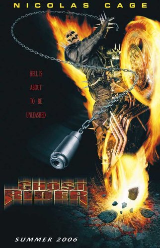 Ghost Rider Poster Movie D 27x40 Nicolas Cage Eva Mendes Raquel Alessi