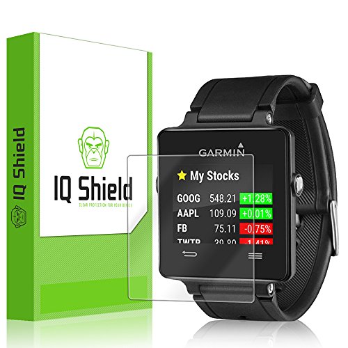 IQShield Screen Protector Compatible with Garmin Vivoactive (2015)(6-Pack) Anti-Bubble Clear TPU Film