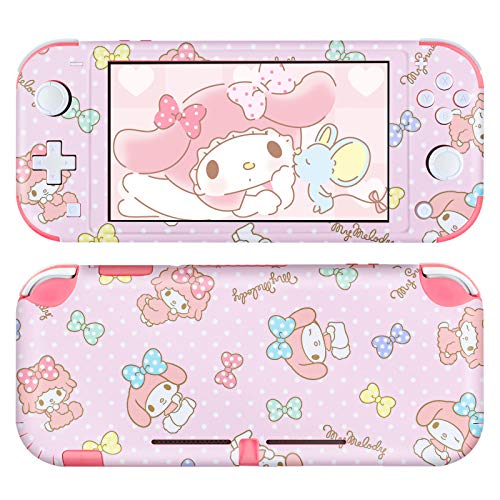 DLseego Switch Lite Skin Cute Animals Pattern Full Wrap Skin Protective Film Sticker Design for Switch Lite-Melody