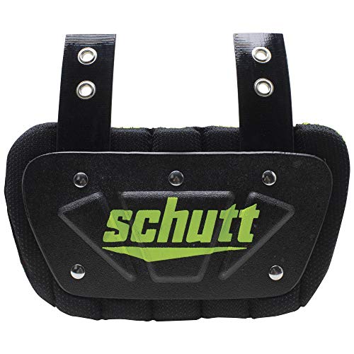 Schutt unisex teen Back-Plate for Shoulder Pads Football Back Plate, Neon Green, Youth US
