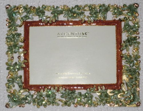 SWAROVSKI Argento SC Crystal Picture Frame 3x5 H