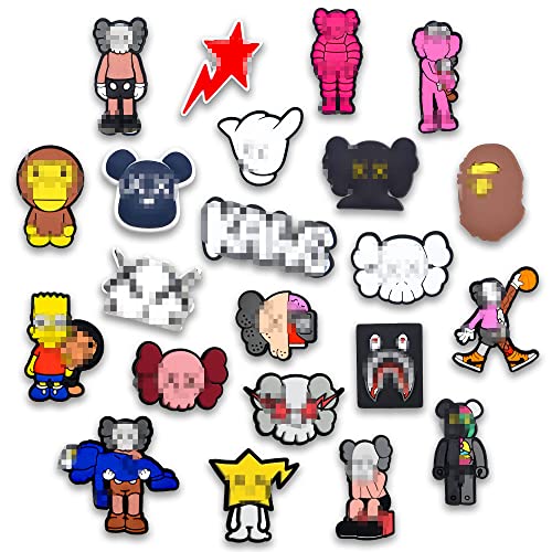 vszyxco Ape Croc Charms Bathing XX Bear 22PCS Shoes Charm for Croc PVC Clog Pins Shoe Charms Accessories Birthday Party Favors