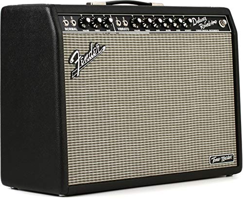 Fender Tone Master Deluxe Reverb Guitar Amplifier, Black, with 2-Year Warranty