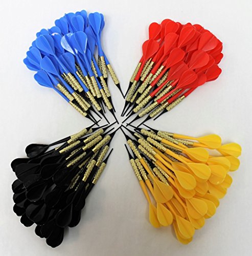 RetroArcade.us Dartboard Billiard Pro House Darts, 12.07 Grams, 0.25 inch Tips, 100 Pack