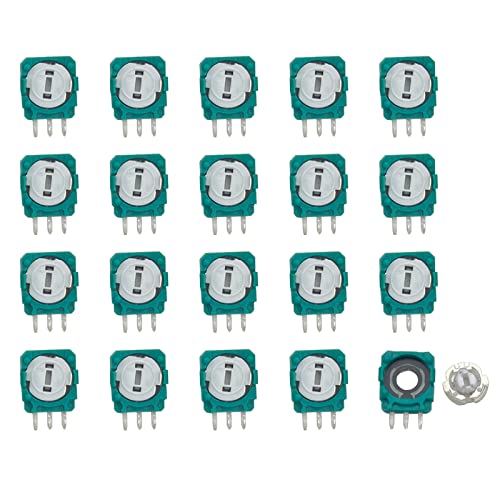 Onyehn 20pcs Replacement Trimmer Potentiometer Sensor for Xbox One,PS3,PS4 Switch Pro Controllers,Gasket Repair Parts for Thumb Stick Analog Joystick