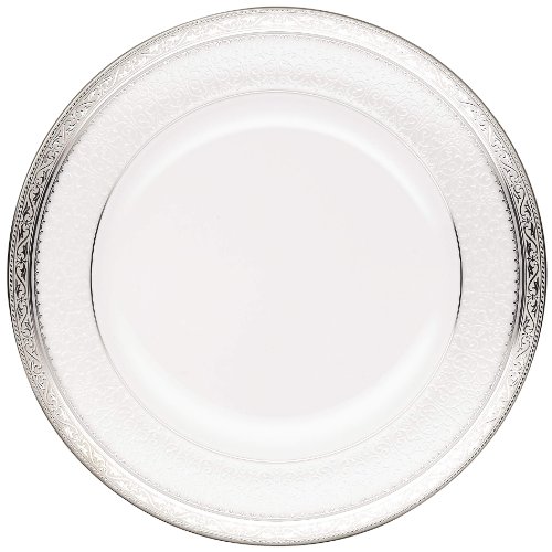 Noritake Odessa Bread and Butter Plate, 6-1/2-Inch, Platinum