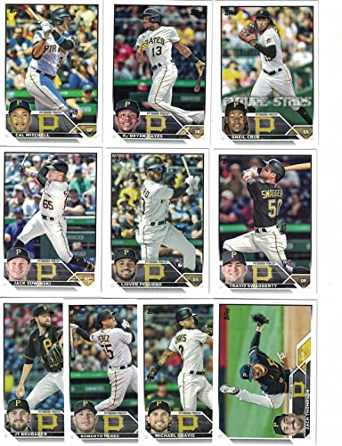 Pittsburgh Pirates / 2023 Topps Pirates Baseball Team Set (Series 1 and 2) with (22) Cards! ***INCLUDES (3) Additional Bonus Cards of Former Pirates Greats Roberto Clemente, Doug Drabek and Barry Bonds! ***