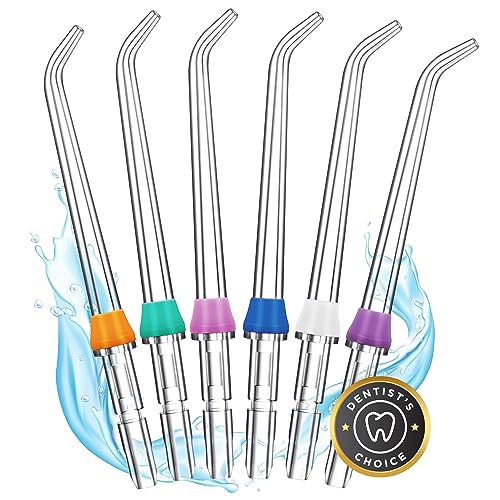 Replacement Heads for Waterpik, Water Flosser Replacement Tips for Waterpik (6 Classic Jet Tips)