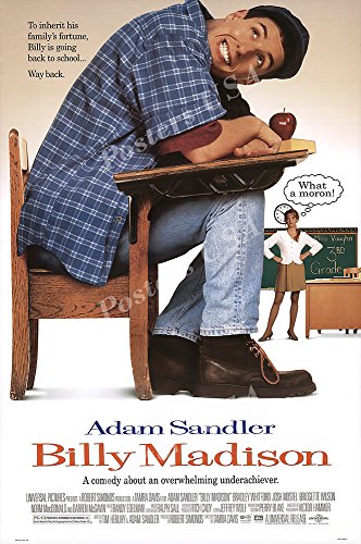 Posters USA Billy Madison Movie Poster GLOSSY FINISH - MOV506 (24' x 36' (61cm x 91.5cm))
