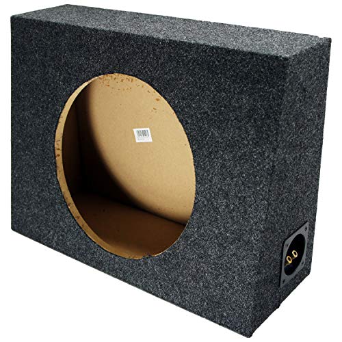 American Sound Connection Single 12' Subwoofer Regular Standard Cab Truck Sub Box Enclosure 5/8' MDF