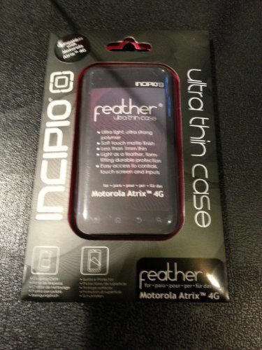 Incipio Black Feather Form Fitted Case for Motorola Atrix 4G