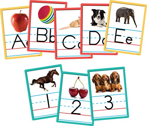 Edupress Alphabet and Numbers Accents, Pack of 36 Multicolored 6' x 8'