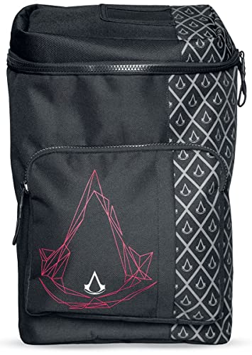 Assassin's Creed Deluxe Backpack Emblem Logo Official Black