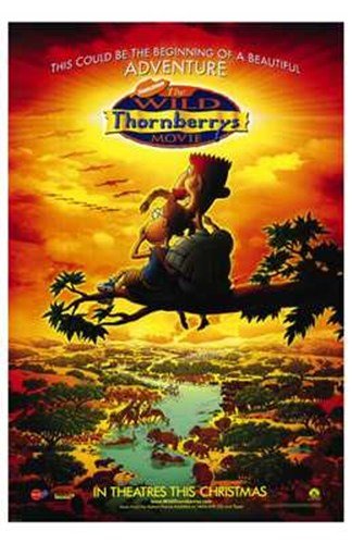ArtFuzz Wild Thornberrys Movie Movie Poster 11 X 17 inch
