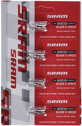 SRAM PowerLock Chain Connector 11-Speed, Silver, Pack of 4