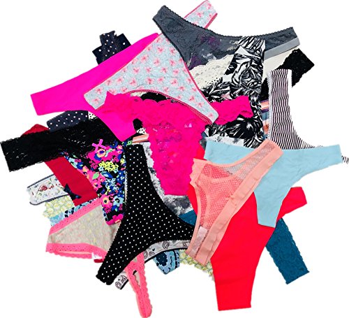 Morvia Variety Panties for Women Pack Sexy Thong Hipster Briefs G-String Tangas Assorted Multi Colored Underwear (28 Pcs, S)