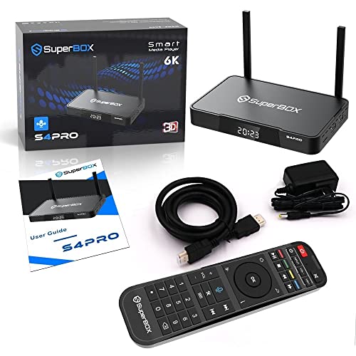 Newest S4 Pro Android Smart TV Box 6k Ultra HD Built-in Voice Control System