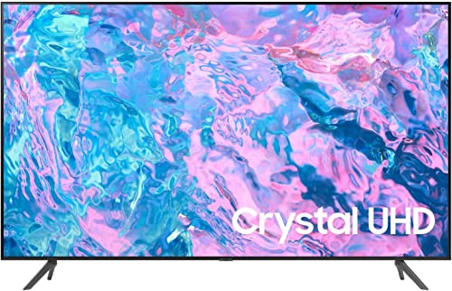 Samsung UN50CU7000 50-Inch Class Crystal UHD CU7000 Series PurColo, HDR, Gaming Hub, Smart TV with Alexa Built-in (UN50CU7000FXZA, 2023 Model) Includes Free 2 Year Warranty