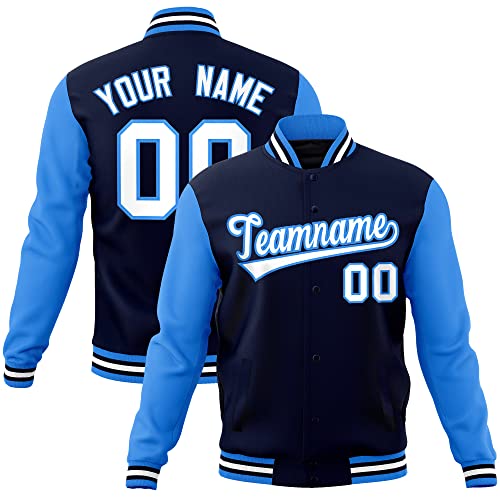 KXK Custom Fashion Varsity Jacket Cotton Blend Letterman Baseball Jacket Unisex Coats Personalized Stitched Name Number
