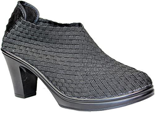 Bernie Mev Chesca Women's Slip-on Bootie Pump (41 EU, Black, numeric_9_point_5)