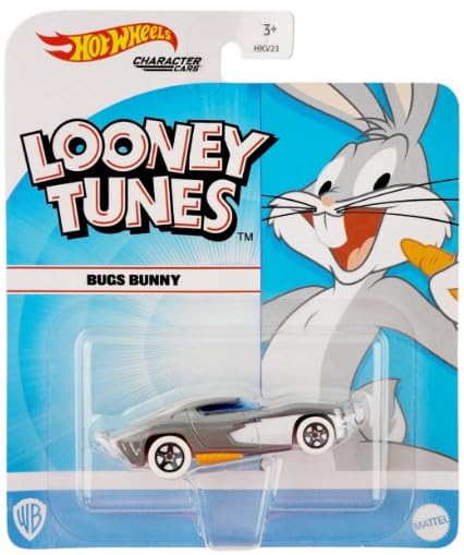 Hot Wheels Character Cars 1:64 Scale Looney Tunes (Bugs Bunny 2/7)